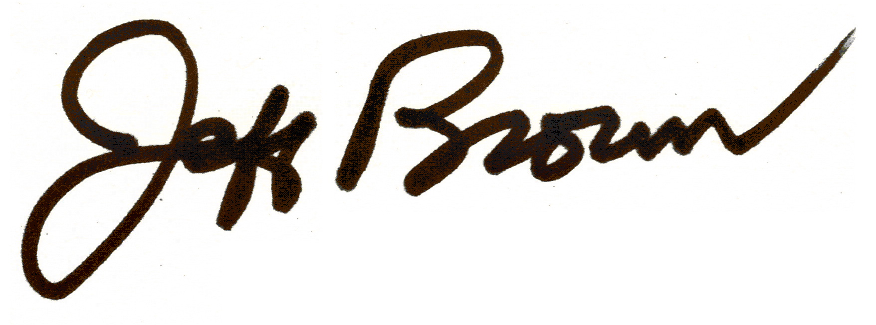 Jeffery A. Brown's signature